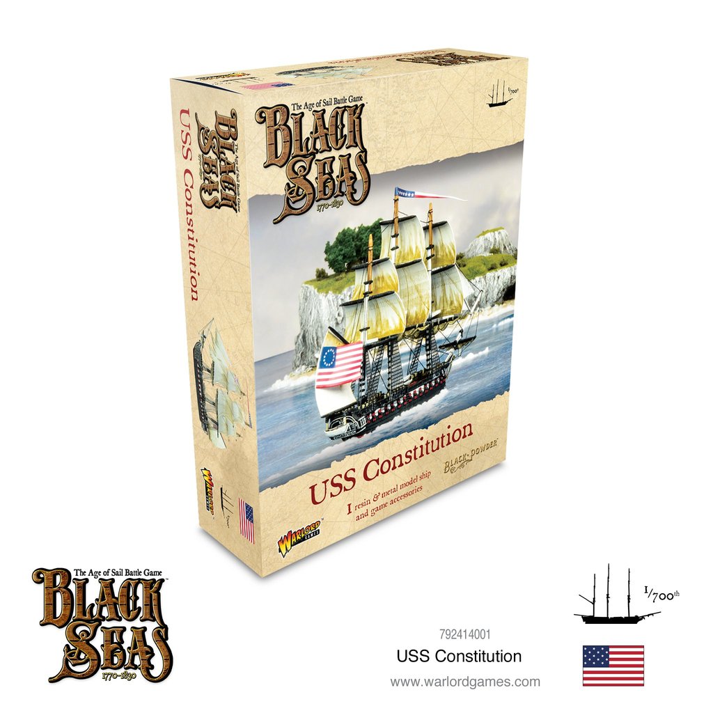 Black Seas USS Constitution Black Seas Warlord Games    | Red Claw Gaming