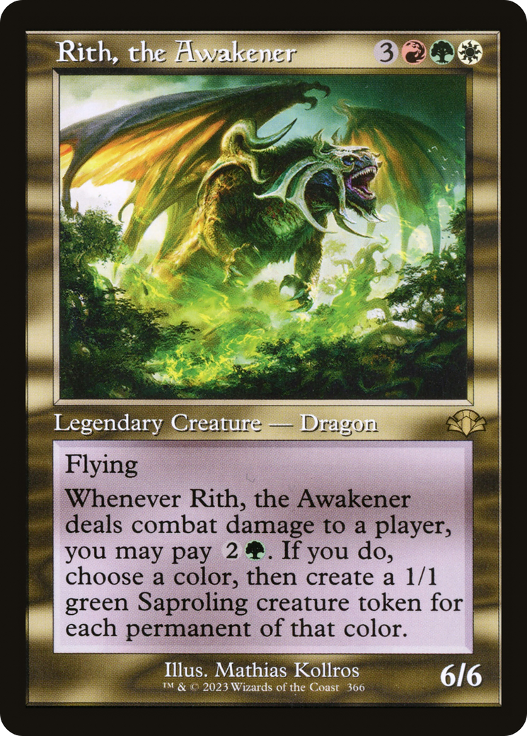 Rith, the Awakener (Retro) [Dominaria Remastered] MTG Single Magic: The Gathering    | Red Claw Gaming