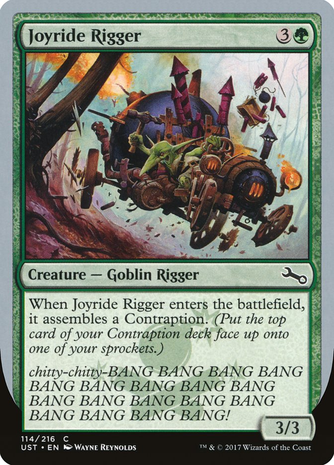 Joyride Rigger [Unstable] MTG Single Magic: The Gathering    | Red Claw Gaming