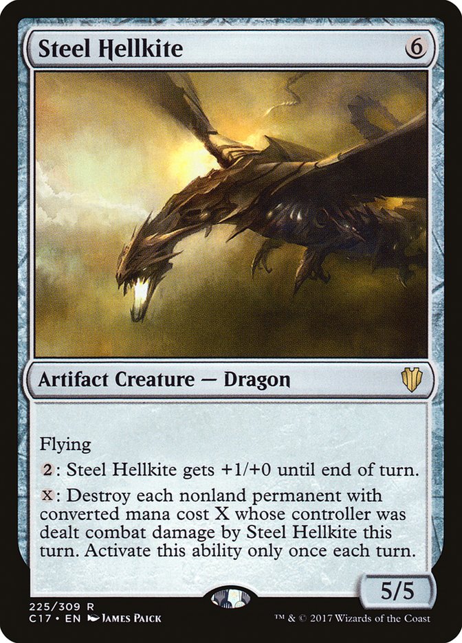 Steel Hellkite [Commander 2017] MTG Single Magic: The Gathering    | Red Claw Gaming