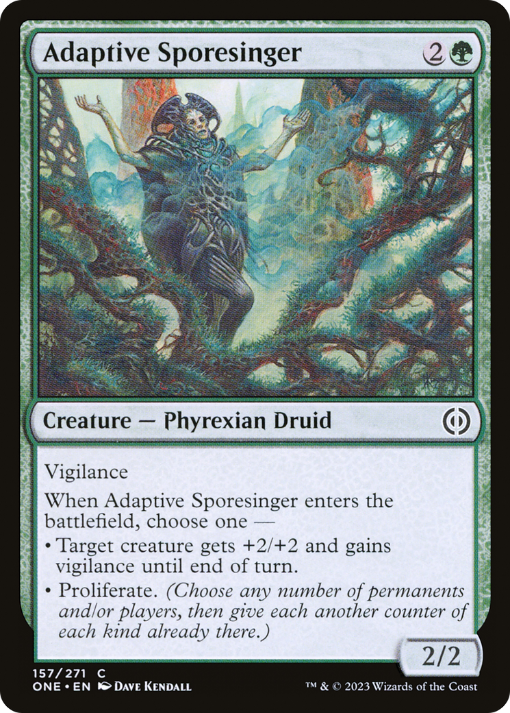 Adaptive Sporesinger [Phyrexia: All Will Be One] MTG Single Magic: The Gathering    | Red Claw Gaming