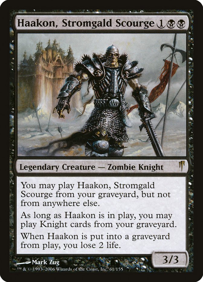 Haakon, Stromgald Scourge [Coldsnap] MTG Single Magic: The Gathering    | Red Claw Gaming