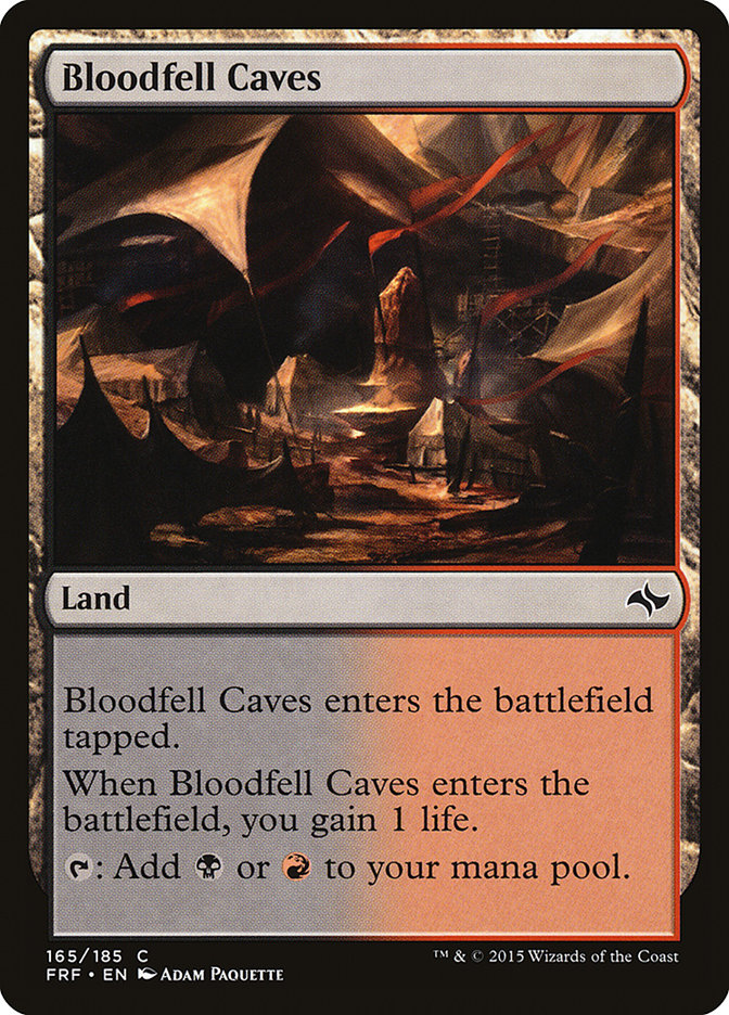 Bloodfell Caves [Fate Reforged] MTG Single Magic: The Gathering    | Red Claw Gaming