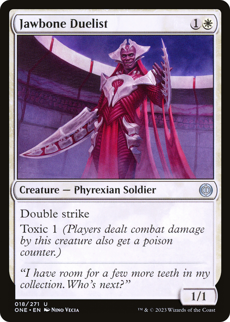 Jawbone Duelist [Phyrexia: All Will Be One] MTG Single Magic: The Gathering    | Red Claw Gaming