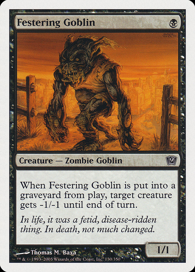 Festering Goblin [Ninth Edition] MTG Single Magic: The Gathering    | Red Claw Gaming