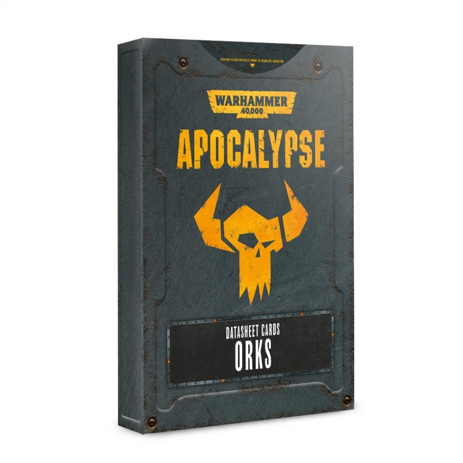 WARHAMMER 40000: ORK DATASHEETS Apocalypse Games Workshop    | Red Claw Gaming