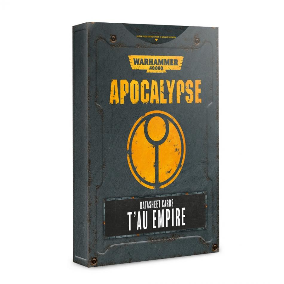WARHAMMER 40000: T'AU EMPIRE DATASHEETS Apocalypse Games Workshop    | Red Claw Gaming