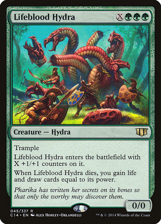 Lifeblood Hydra [Commander 2014] MTG Single Magic: The Gathering    | Red Claw Gaming