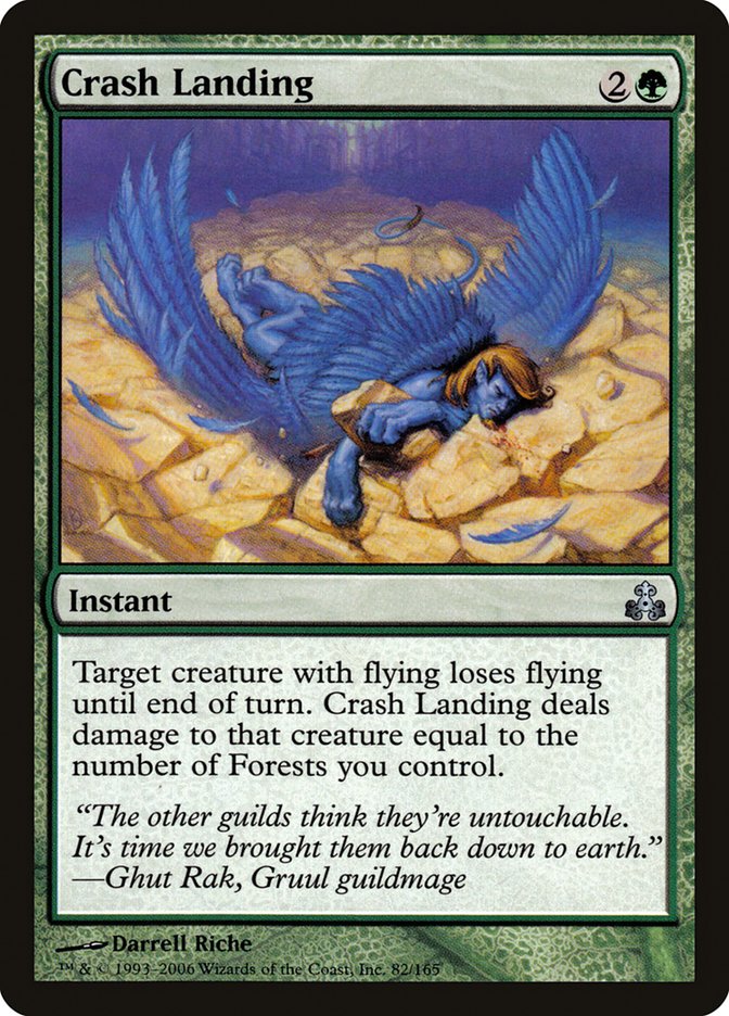 Crash Landing [Guildpact] MTG Single Magic: The Gathering    | Red Claw Gaming