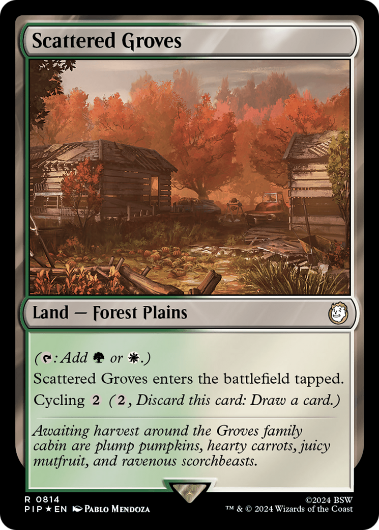 Scattered Groves (Surge Foil) [Fallout] MTG Single Magic: The Gathering    | Red Claw Gaming