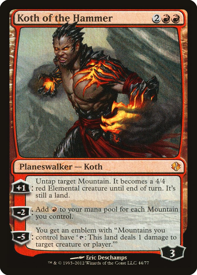 Koth of the Hammer [Duel Decks: Venser vs. Koth] MTG Single Magic: The Gathering    | Red Claw Gaming