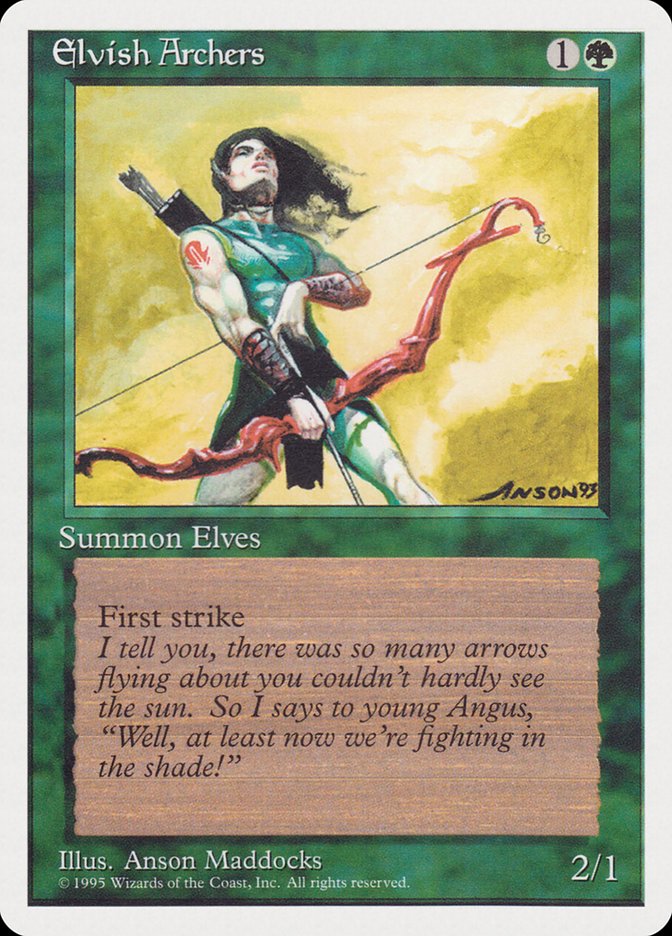 Elvish Archers [Rivals Quick Start Set] MTG Single Magic: The Gathering    | Red Claw Gaming