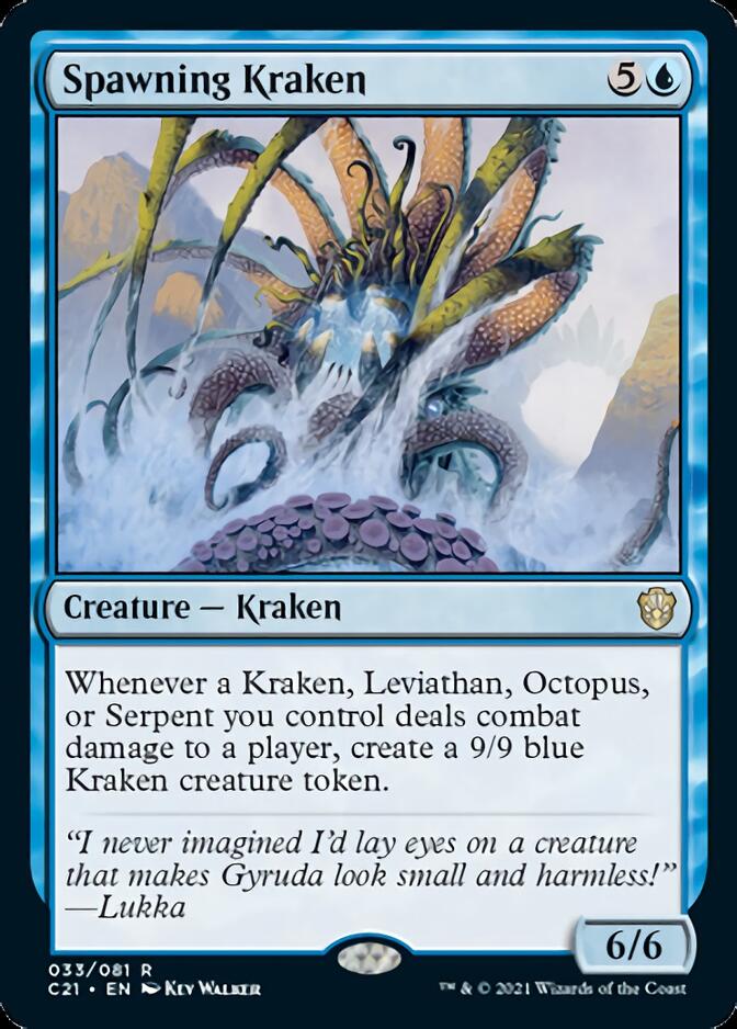 Spawning Kraken [Commander 2021] MTG Single Magic: The Gathering    | Red Claw Gaming