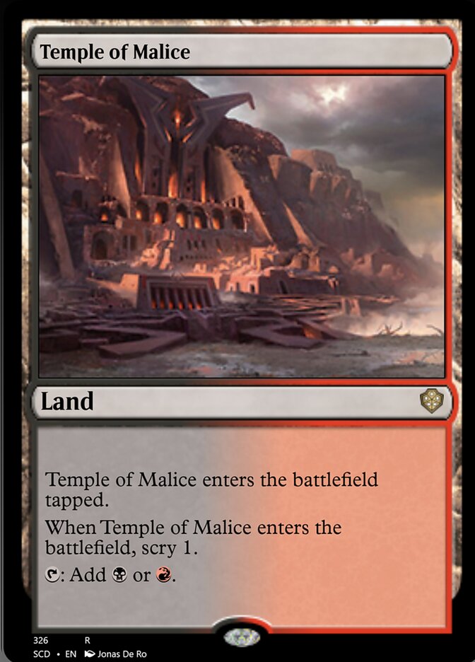 Temple of Malice [Starter Commander Decks] MTG Single Magic: The Gathering    | Red Claw Gaming