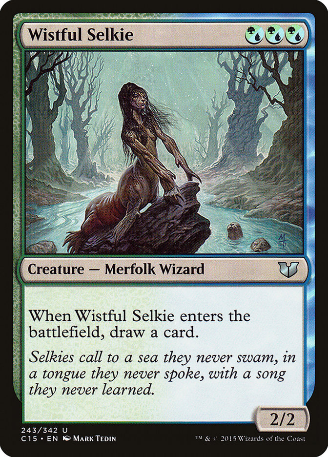 Wistful Selkie [Commander 2015] MTG Single Magic: The Gathering    | Red Claw Gaming