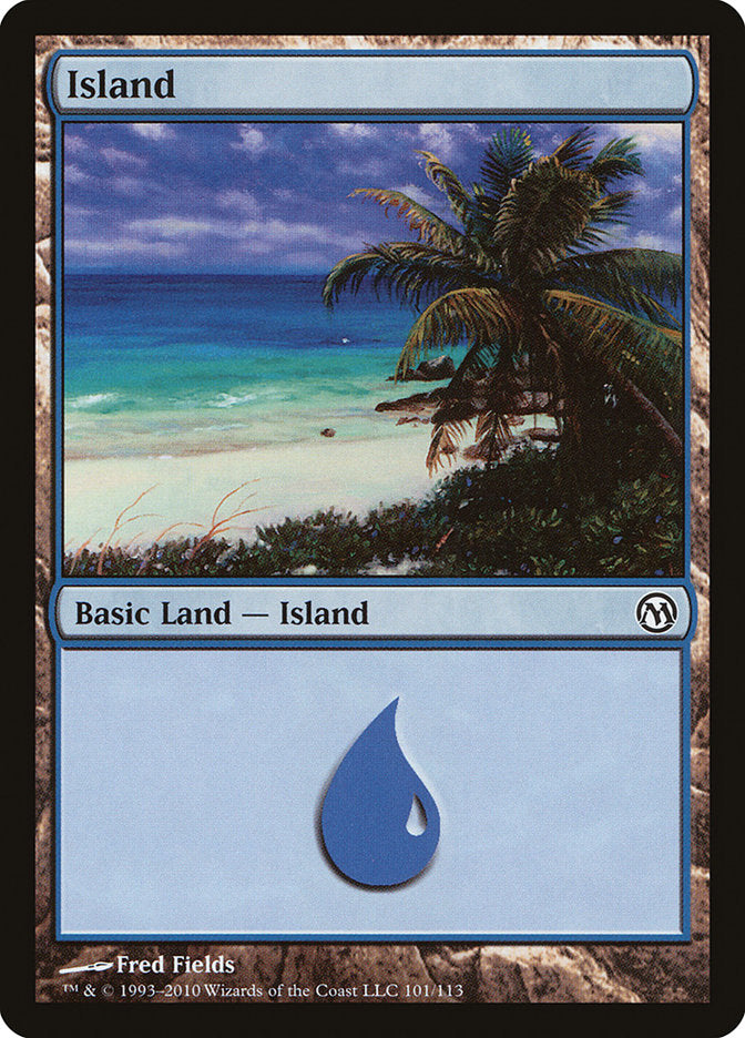 Island (101) [Duels of the Planeswalkers] MTG Single Magic: The Gathering    | Red Claw Gaming