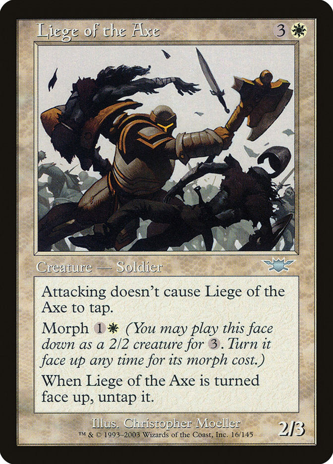 Liege of the Axe [Legions] MTG Single Magic: The Gathering    | Red Claw Gaming