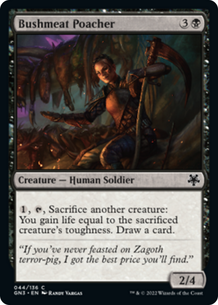 Bushmeat Poacher [Game Night: Free-for-All] MTG Single Magic: The Gathering    | Red Claw Gaming