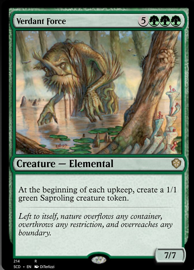 Verdant Force [Starter Commander Decks] MTG Single Magic: The Gathering    | Red Claw Gaming
