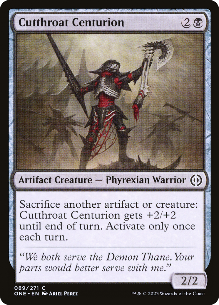 Cutthroat Centurion [Phyrexia: All Will Be One] MTG Single Magic: The Gathering    | Red Claw Gaming