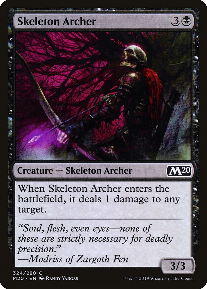 Skeleton Archer [Core Set 2020] MTG Single Magic: The Gathering    | Red Claw Gaming