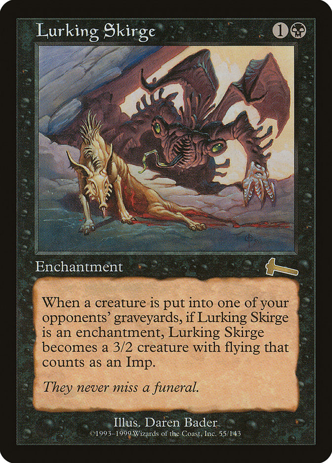 Lurking Skirge [Urza's Legacy] MTG Single Magic: The Gathering    | Red Claw Gaming