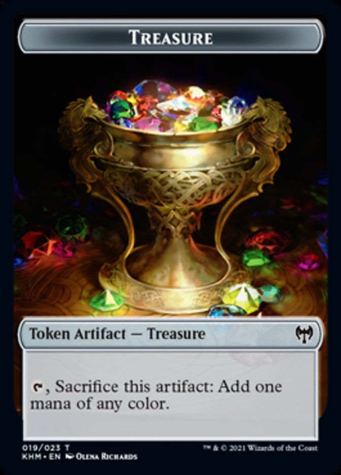 Treasure Token [Kaldheim Tokens] MTG Single Magic: The Gathering    | Red Claw Gaming