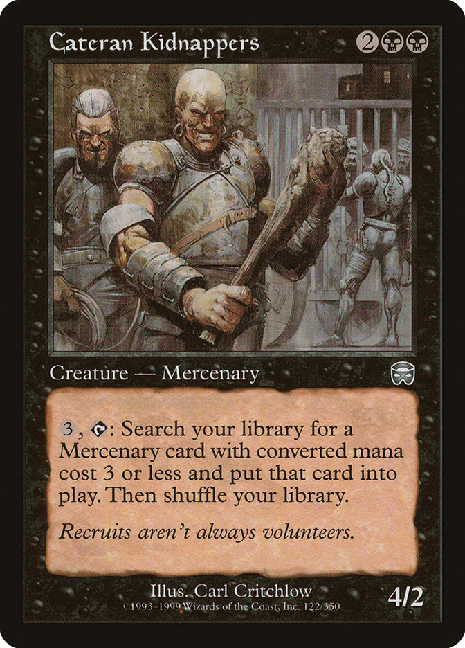 Cateran Kidnappers [Mercadian Masques] MTG Single Magic: The Gathering    | Red Claw Gaming
