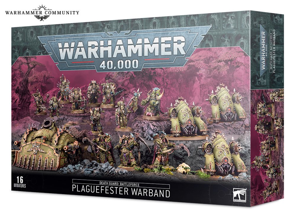 DEATH GUARD: PLAGUEFESTER WARBAND Death Guard Games Workshop    | Red Claw Gaming
