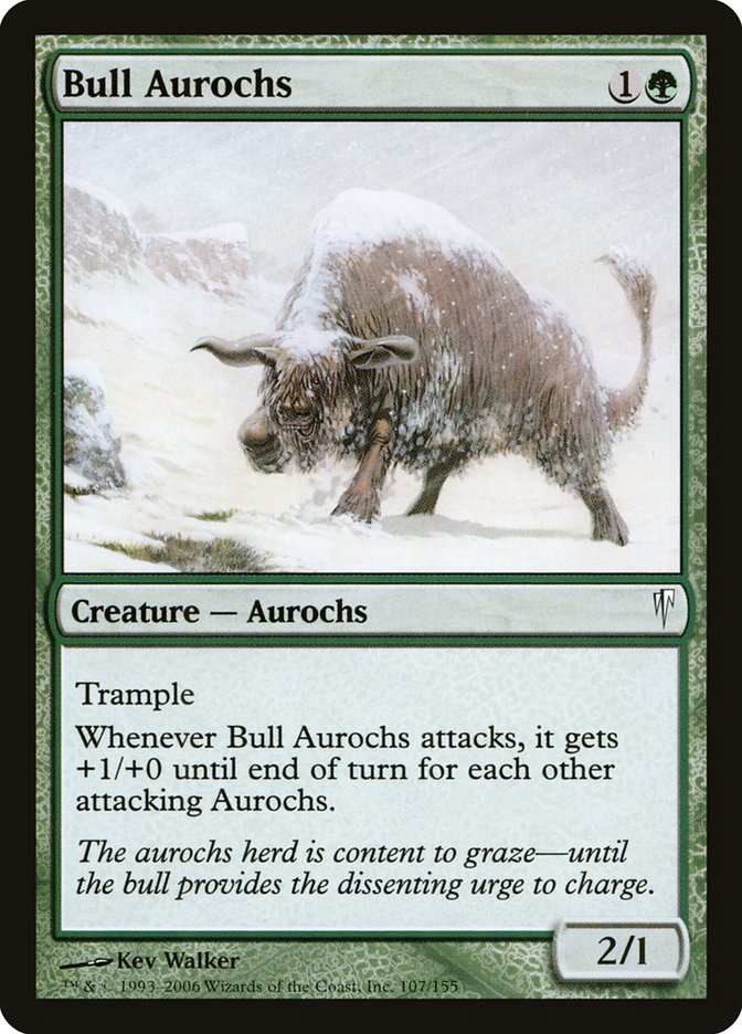 Bull Aurochs [Coldsnap] MTG Single Magic: The Gathering    | Red Claw Gaming