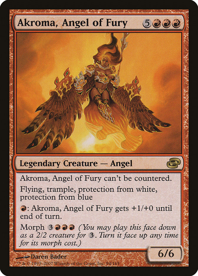 Akroma, Angel of Fury [Planar Chaos] MTG Single Magic: The Gathering    | Red Claw Gaming
