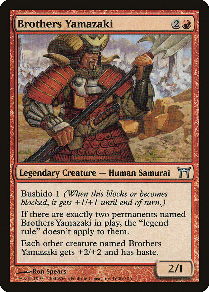 Brothers Yamazaki (160b/306) [Champions of Kamigawa] MTG Single Magic: The Gathering    | Red Claw Gaming
