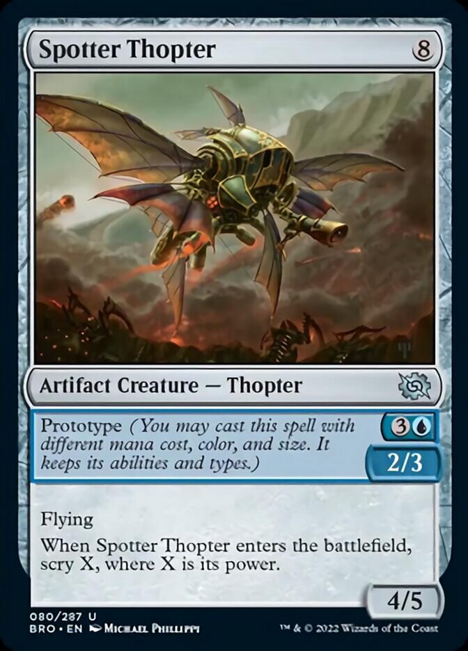Spotter Thopter [The Brothers' War] MTG Single Magic: The Gathering    | Red Claw Gaming