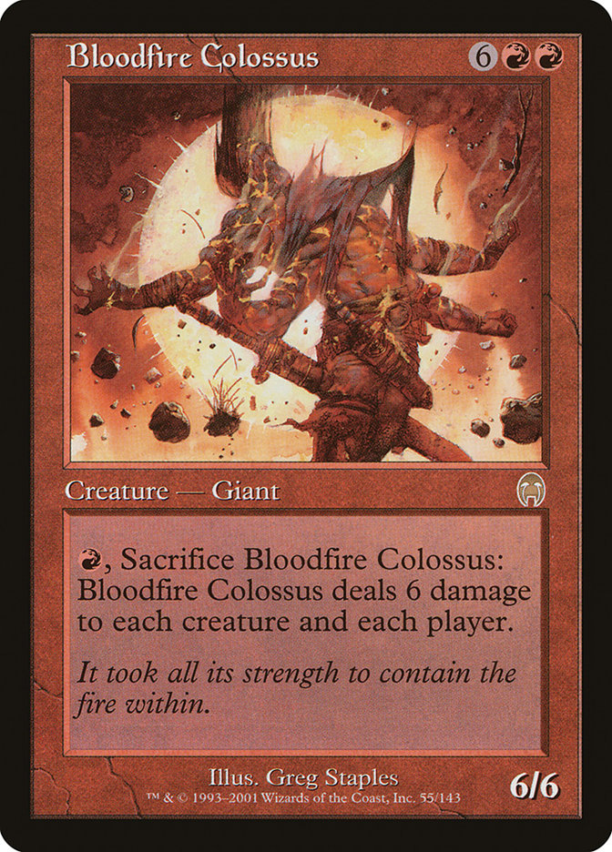 Bloodfire Colossus [Apocalypse] MTG Single Magic: The Gathering    | Red Claw Gaming