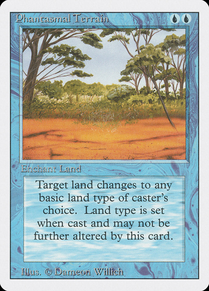Phantasmal Terrain [Revised Edition] MTG Single Magic: The Gathering    | Red Claw Gaming