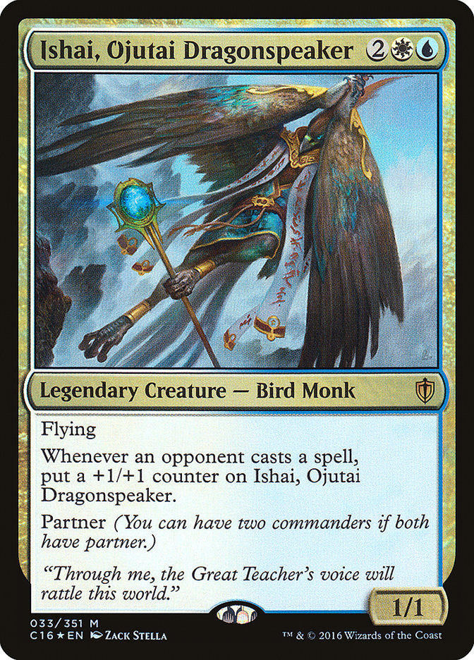 Ishai, Ojutai Dragonspeaker [Commander 2016] MTG Single Magic: The Gathering    | Red Claw Gaming