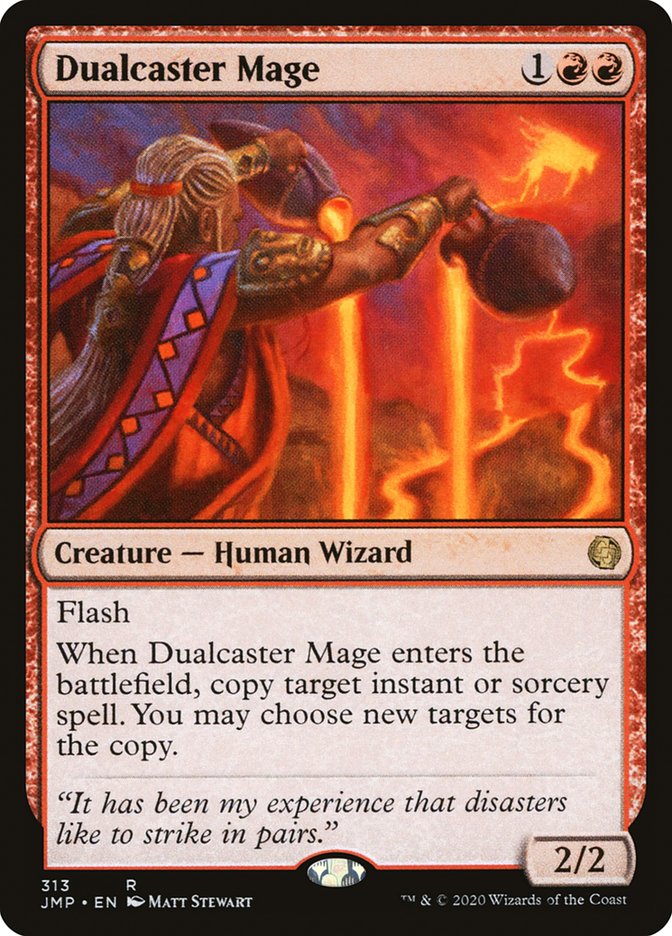 Dualcaster Mage [Jumpstart] MTG Single Magic: The Gathering    | Red Claw Gaming