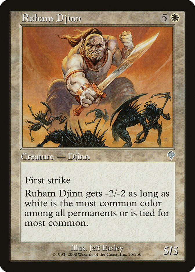 Ruham Djinn [Invasion] MTG Single Magic: The Gathering    | Red Claw Gaming