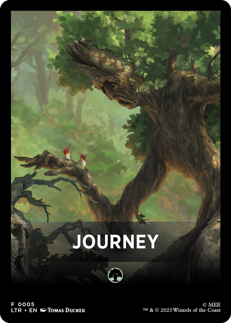 Journey Theme Card [The Lord of the Rings: Tales of Middle-Earth Tokens] MTG Single Magic: The Gathering    | Red Claw Gaming