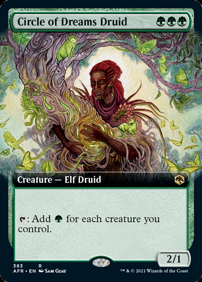 Circle of Dreams Druid (Extended Art) [Dungeons & Dragons: Adventures in the Forgotten Realms] MTG Single Magic: The Gathering    | Red Claw Gaming