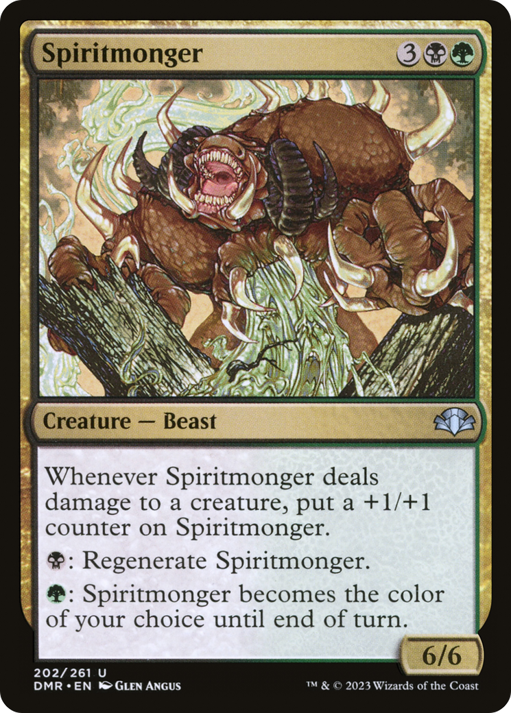 Spiritmonger [Dominaria Remastered] MTG Single Magic: The Gathering    | Red Claw Gaming