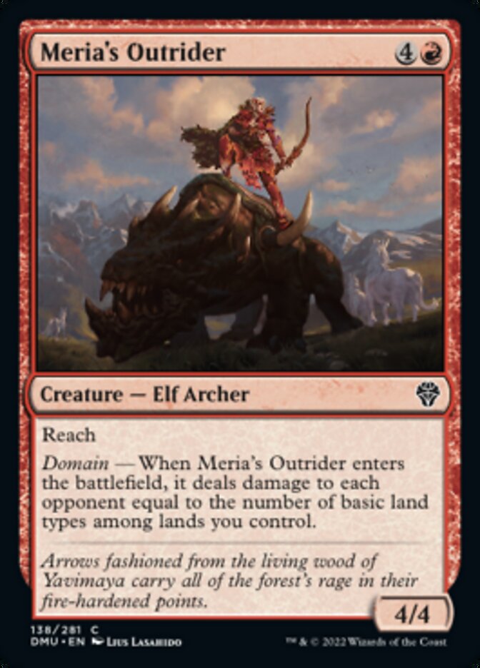 Meria's Outrider [Dominaria United] MTG Single Magic: The Gathering    | Red Claw Gaming