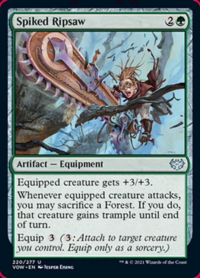 Spiked Ripsaw [Innistrad: Crimson Vow] MTG Single Magic: The Gathering    | Red Claw Gaming