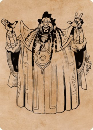 Alaundo the Seer Art Card [Commander Legends: Battle for Baldur's Gate Art Series] MTG Single Magic: The Gathering    | Red Claw Gaming