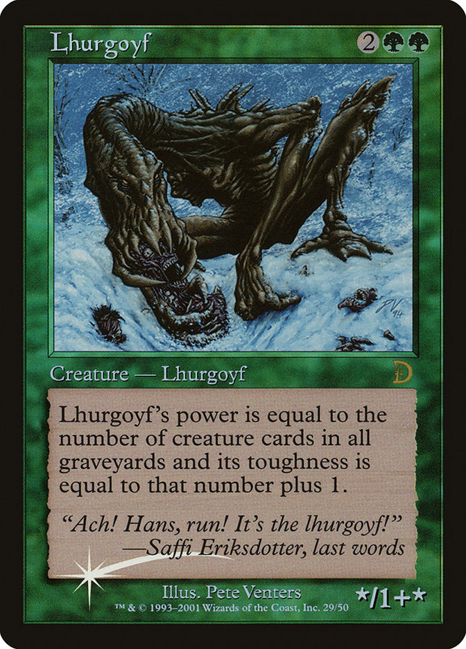 Lhurgoyf [Deckmasters] MTG Single Magic: The Gathering    | Red Claw Gaming