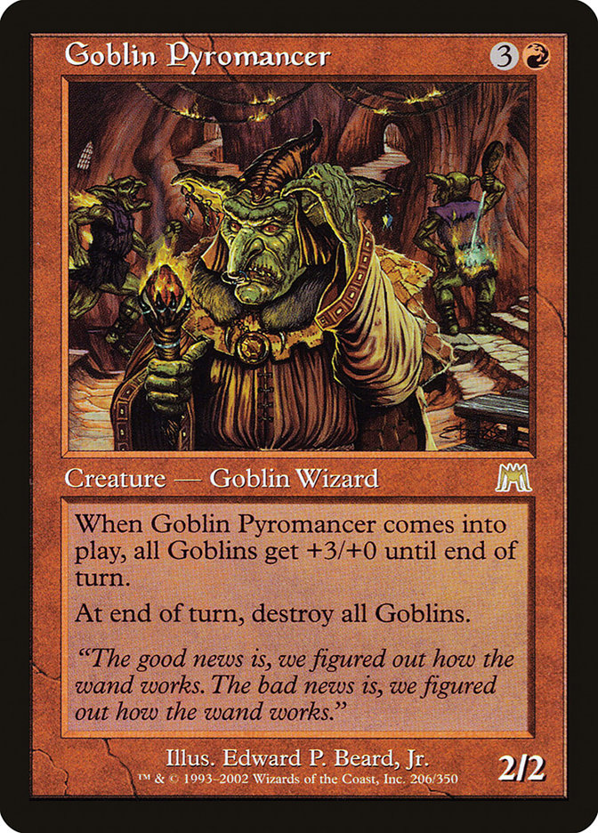 Goblin Pyromancer [Onslaught] MTG Single Magic: The Gathering    | Red Claw Gaming