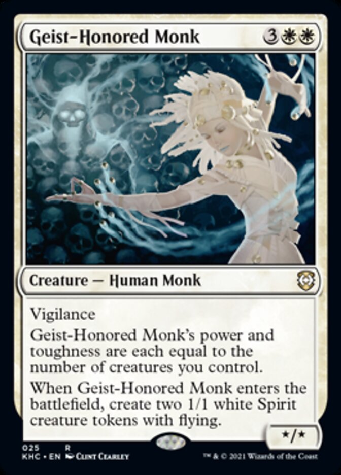 Geist-Honored Monk [Kaldheim Commander] MTG Single Magic: The Gathering    | Red Claw Gaming