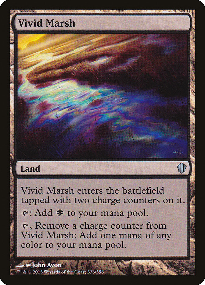 Vivid Marsh [Commander 2013] MTG Single Magic: The Gathering    | Red Claw Gaming