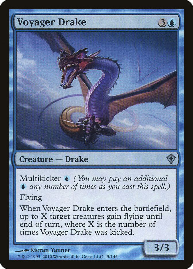 Voyager Drake [Worldwake] MTG Single Magic: The Gathering    | Red Claw Gaming