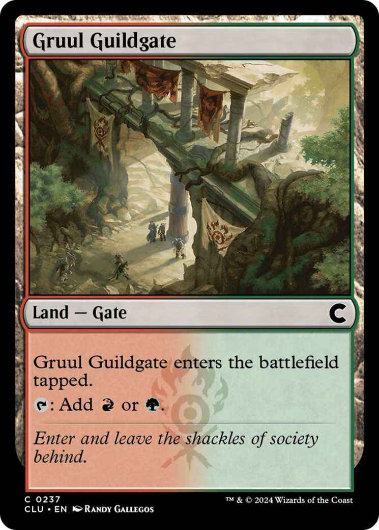 Gruul Guildgate [Ravnica: Clue Edition] MTG Single Magic: The Gathering    | Red Claw Gaming